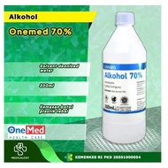 Alcohol 70% 300ml OneMed Antiseptic 300 ml/OneMed First Aid Wound Antiseptic/Alcohol 70%