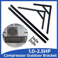 1-1.5HP Aircond Compressor Outdoor Bracket Black Bracket Aircond Bracket Outdoor Bracket