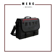 Merc Gears กระเป๋าสะพายข้าง กระเป๋าโน๊ตบุ๊ค วัสดุกันน้ำ รุ่น Mario สีดำ