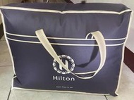 【Hilton 希爾頓】超手感科技健康被(藍色) 3kg羽絲絨被 五星級酒店專用