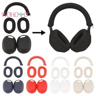 Silicone Headphone Cover Headbeam Protector Sleeve Ear Pads for Sony WH-1000XM5 [wohoyo.sg]