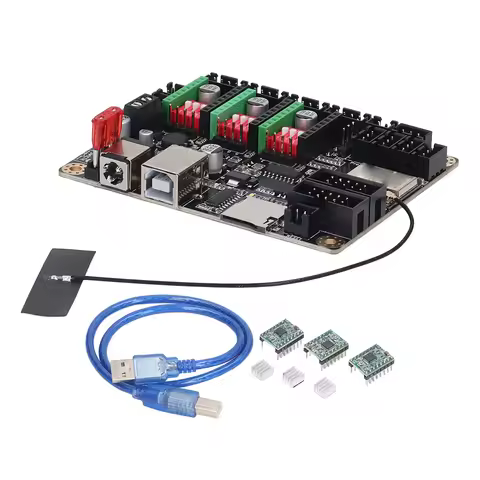Laser Cutter Control Board High Speed 12‑24V A4988 Step Motor Short Circuit Laser Engraver Mainboard
