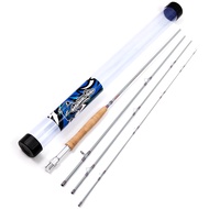 Peerless Hero Fly Fishing Rod 4-Piece 9 Feet with IM6 Carbon Blank, Hard Chromed Guides, A Cork Grip