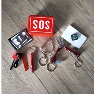 SOS SURVIVAL KIT EMERGENCY TOOLS CAMPING