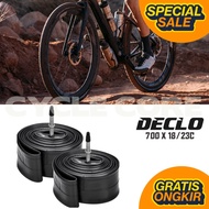 DECLO 700 x 18-23c Presta FV 60MM 6CM Road Bike Fixie Fixed Gear ETC. Inner Tube