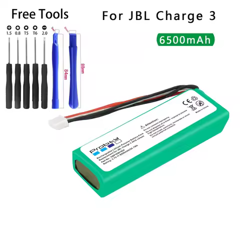 For JBL Charge 3 charge3 battery 3.7V 6500mAh Battery Bateria GSP1029102A for JBL speaker Charge 3 c