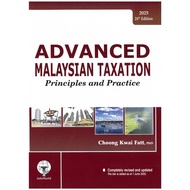 Advanced Malaysian Taxation 2025 24th Edition (Colour Cover Page with Comb Binding) | garyleop