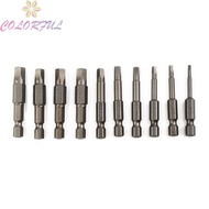 10 Piece Magnetic 5 Point For Torx Bit Set Compatible with Electric Screwdrivers