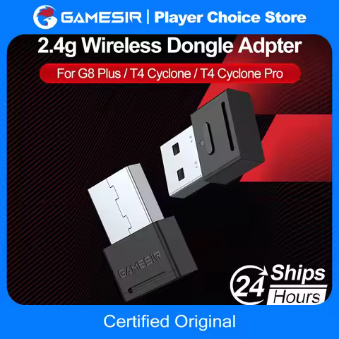 Gamesir G8 Galileo Plus G8+ T4 Cyclone and T4 Cyclone Pro 2.4g Wireless Dongle Receiver Gamepads Adp