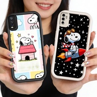 HP O-43 Snoopy Casing Siliconehp for VIVO iQOO 13 Y11S Z10 Y12S Y20 Y20i Y20S S1 Y300 Pro Plus 5G