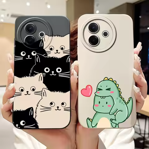 For Vivo Y39 5G Case V2436 Cute Fashion Cartoon Pattern Cover Shockproof Soft TPU Phone Cases For Vi