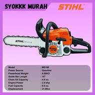 100% Original STIHL GERMANY MS180 18" Chain Saw Mesion Potong Pokok Mesin Chain Saw