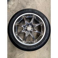 BRIDGESTONE POTENZA 195 50 R16 RE004 TYRES ORIGINAL HALFCUT JAPAN SECOND HAND TIRES TYRE (WITHOUT RIMS)