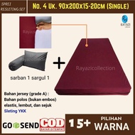 ZIPPERED MATTRESS COVER (SET) 90X200 / FOAM MATTRESS COVER WRAPPING