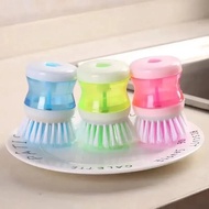 HT - 2-in-1 Mini Pot BRUSH - Mini BRUSH - Mini BRUSH with Soap Holder