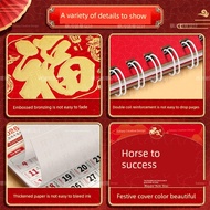calendar 2026 2026 calendar Gold Foil Fortune Calendar 2026 Creative Chinese Style Fortune Card Hang
