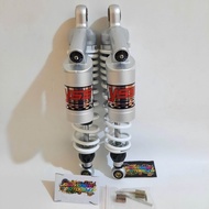 NEW SHOCK ~ SHOCKBREAKER DOUBLE TABUNG ATAS COPY-YSS 340MM BEBEK PNP TIGER/ RX KING/ MEGAPRO/ GRAND/