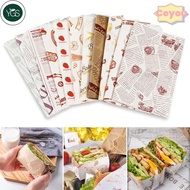 YGS Food Packaging Baking Sandwich Paper Cake Decors Wrapping Paper Wax Paper Food Wrappers Paper No