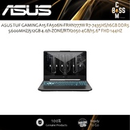 ASUS TUF GAMING A15 FA506N-FRHN777W R7-7435HS/16GB DDR5 5600MHZ/512GB 4.0/1-ZONE/RTX2050 4GB/15.6" F