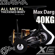 READY STOCK DAIWA   2023 NEW Mesin Pancing Max Drag 30kg Fishing Reel 6+1BB High Speed Gear Ratio Spinning Reel shimano HIGH SPEED LURE FISHING CASTING REEL MESIN PANCING