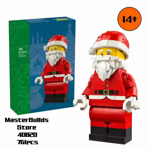 40820 Santa Claus Building Block Set, suitable for collecting and decorating, birthday gift, Christm