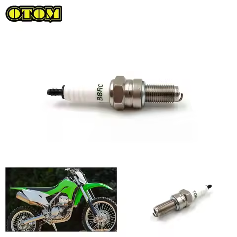 Motorcycle For KAWASAKI LONCIN VOGE Spark Plug B8RC Igniter Ignition Device KLX250 KLX300 YF300 300R