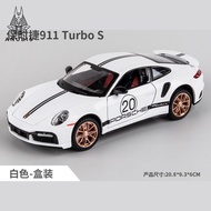 Mô Hình Xe Ôtô Kim Loại 1/24 Siêu Xe PORSCHE 911 TURBO S Dùng Để Trưng Bày Bàn Làm Việc Làm Đồ Chơi