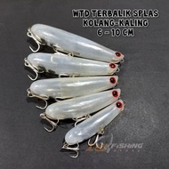 TERLARIS Lure WTD terbalik splas kolang-kaling 6-10 cm bahan lem tembak killer untuk umpan pancing m