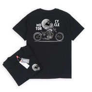 Motor Cycle Helm2 debe Combed 24s Distro T-Shirt