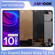 AMOLED LCD Screen For Redmi Note 10 Pro LCD Display Touch Screen Digitizer Assembly M2101K6G M2101K6