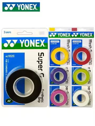 YONEX 3 Grips/Pack Cloth AC102 AC102EX 102C Hand Glue Tennis Badminton Racket Professional Anti-slip