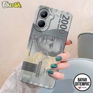 Case Realme C33 Casing Realme C33 Eksotik Silikon Uang rupiah Unik Aksesoris Handphone Kesing Cover 