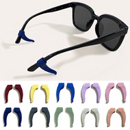 Glasses Non-slip Silicone Ear Hook Sports Anti-drop Ear Clips Eyeglasses Foot Cover