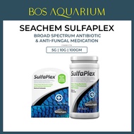 SEACHEM SULFAPLEX - To Treat Fish Fin Rot, Hemorrhagic Septicemia, Fur Coat Synrome, Mouth Rot, Fung