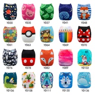 ALVA Baby Cloth Diapers Washable Reusable Real Cloth Pocket Nappy Diaper Only【No Insert】For 3-15kg/6