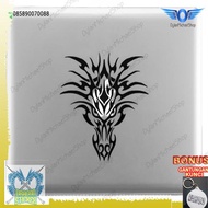 Garskin laptop Dragon Head Sticker (Dragon Head) - Black Dragon Sticker