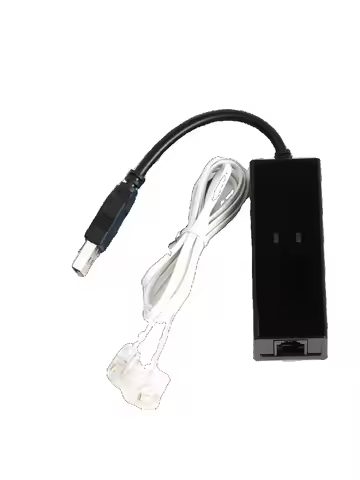 USB 56K FAX MODEM supports dialing, sending and receiving faxes USB to phone port CX93010