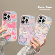 Colorful Sweet Butterfly Stars Case for Oppo A57 A76 A16 A38 A77 A79 A78 A17 A16s A1K A31 A74 A53 A55 A98 A7 A18 A12 A58 A77s A17k A52 A96 A3s A9 A5s Reno 5 5F Cartoon Cover