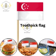 Food Toothpick Flag Singapore Flag National Day Restaurant Singapore Snack Party Event Decoration