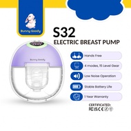 Bunny Goody S32 Aster Wearable Breast Pump 4 Modes Hands Free(180ml)