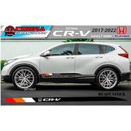 HONDA CAR STICKERS CRVHONDA CRV TURBO PRESTIGE SIDE BODYcutting stikerS
