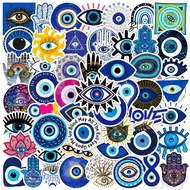 ❉ Evil Eyes Series 03 Turkey Lucky Blue Eye Stickers ❉ 50Pcs/Set DIY Fashion Waterproof Doodle Decal