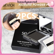 24h Shipping 2PCS Sevich Hairline Powder Hair Root Concealer Small And Light With Powder Puff Easy U