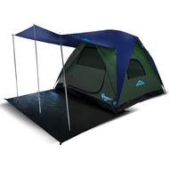 Grand Adventure 5-Person Dome Tent 2 Doors 2 Windows + Flysheet + Front Awning Code: 311285