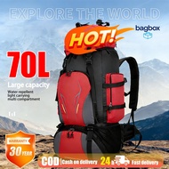 Hiking Trekking Camping Bag 70L Waterproof Outdoor Sports Travel Backpack Mountain Duffel Bagpack