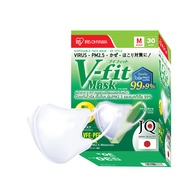 หน้ากากอนามัย Vfit กล่องเขียว ไอริส โอยามะ V-fit 3D MASK ยี่ห้อ IRIS Ohyama แบบกล่อง 30 ชิ้น