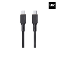 [UR] Aukey 1m Aramid Fiber Core USB-C to USB-C Cable - Black