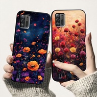 Fashion Casing For ZTE Blade A52 A51 Lite Case Color Printing Flower Soft Silicone TPU Shockproof Ph