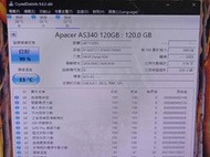 知飾家 二手良品 apacer 宇瞻 120G SSD 固態硬碟