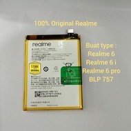 Bateree baterai Realme 6 Realme 6i Realme 6 pro BLP757 Original